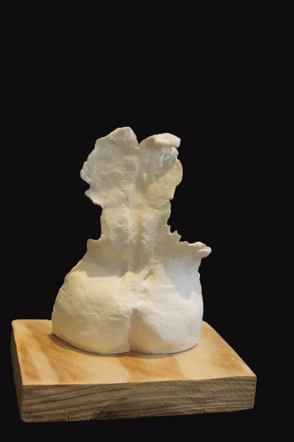 Dos I · porcelaine papier · 9 × 5 × 3,5 cm